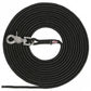Trixie Schleppleine, rund aus Segeltau mit Trigger Snap Hook - schwarz - 20 m